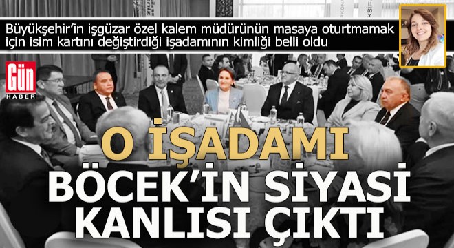 O isim Böcek'in siyasi kanlısı çıktı