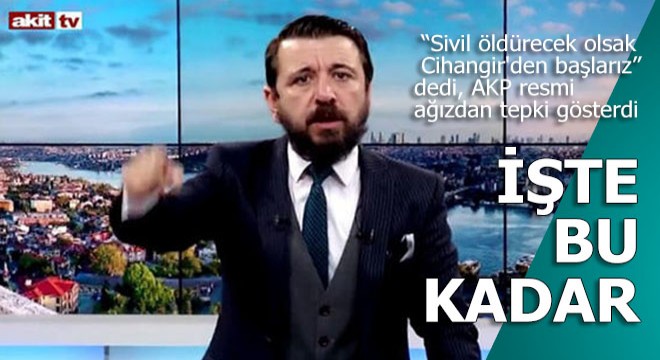 O bölücü sese AKP tepkisi