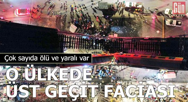 O ülkede üst geçit faciası: 15 ölü, 70 yaralı