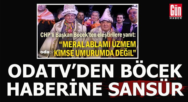 ODATV Muhittin Böcek'e önce vurdu, sonra sevdi...