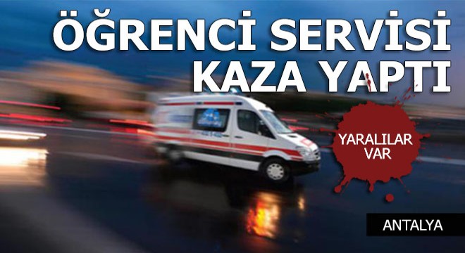 Öğrenci servisi dereye uçtu