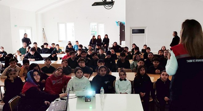 Öğrencilere güvenilir gıda ve israfı önleme eğitimi