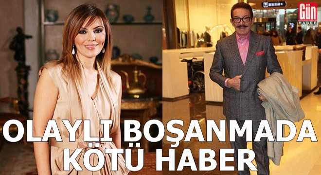 Olaylı boşanmadan kötü haber