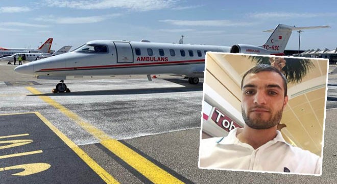 Ölüme terk edilen Türk, ambulans uçakla Konya'ya getirildi