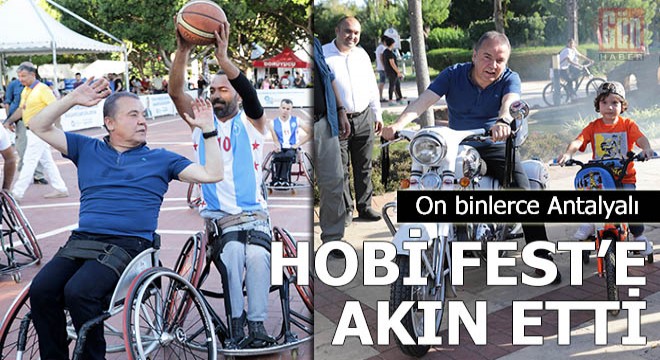 On binlerce Antalyalı Hobi Fest 2019'a akın etti