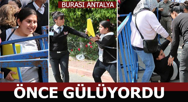 Önce gülüyordu sonra...