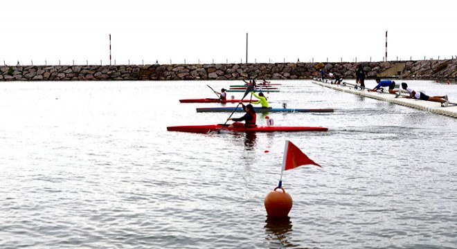 Ordu’da durgun su yarış heyecanı