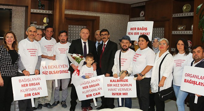 Organ Bağışı Haftası'nda Rektör Ünal'a ziyaret
