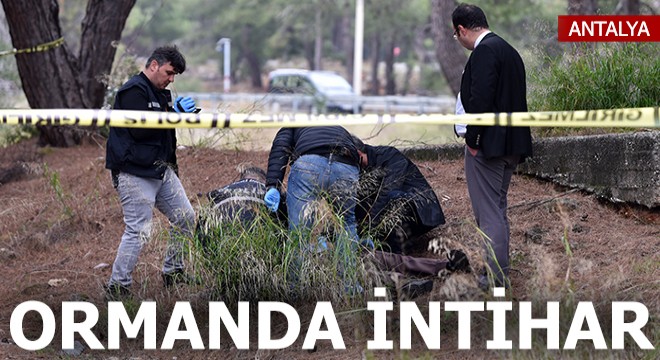 Ormanda kendisini ağaca astı