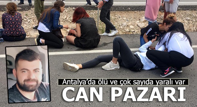 Otel servisi ile minibüs çarpıştı ölü ve yaralılar var