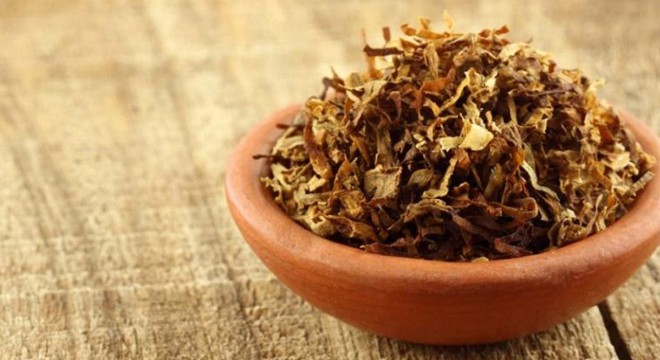 Otobüste kaçak tütün ele geçirildi