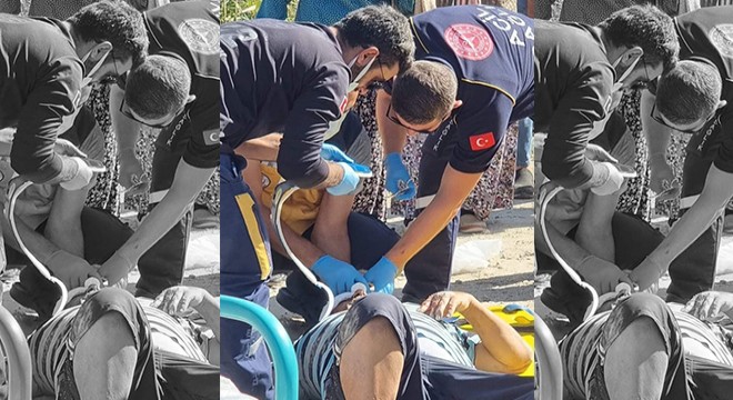 Otobüsün çarptığı yaya yaralandı