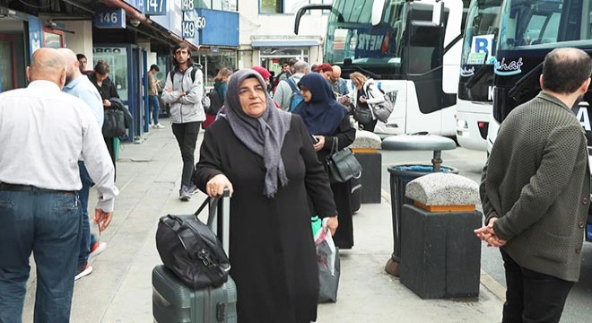 Otogarda 2'nci tur hareketliliği