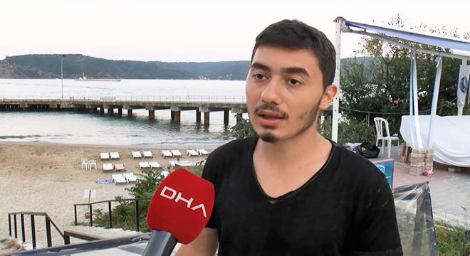 Otomobil denize uçtu; sürücü yüzerek kurtuldu