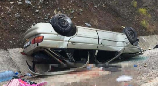 Otomobil takla attı: 1'i çocuk 6 yaralı