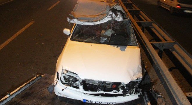 Otomobil takla attı: 1 ölü, 1 yaralı