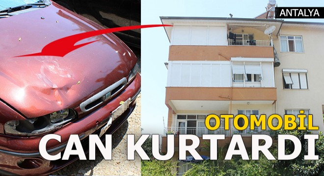 Otomobil can kurtardı