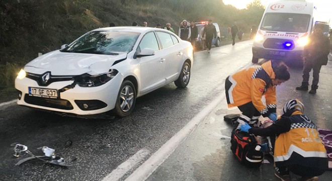 Otomobil çarpan yaşlı kadın öldü