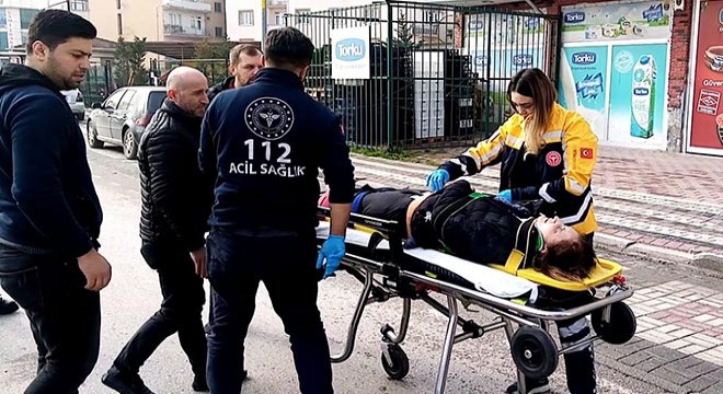 Otomobilin yayaya çarptığı kaza, kamerada