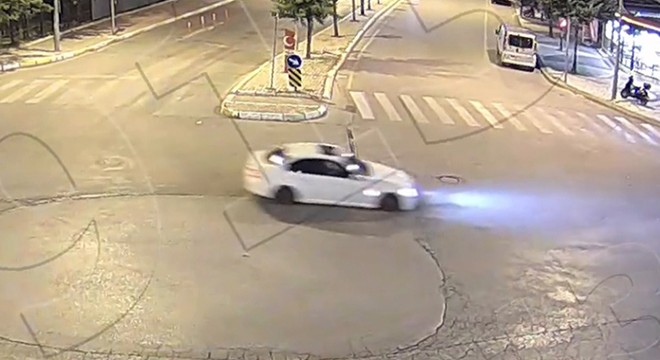 Otomobiliyle drift yapan sürücüye ceza