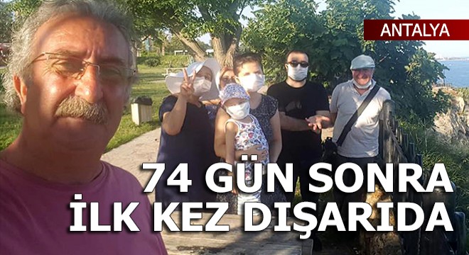 Öykü Arin, 74 gün sonra ilk kez dışarı çıktı