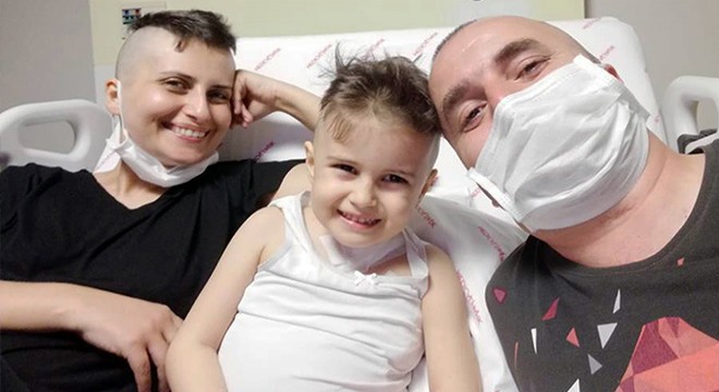 Öykü Arin'e, bu kez babasından ilik nakledildi