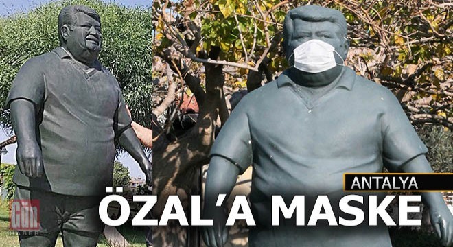 Özal'a maske