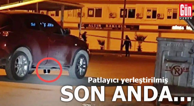 Özel aracın altında 1.5 kiloluk patlayıcı...