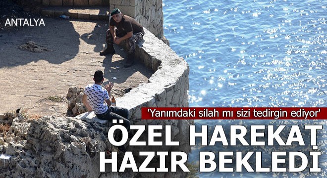 Özel harekat ekibi hazır bekledi