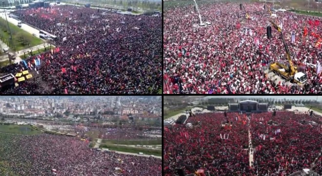 Özel: Maltepe deki mitinge 2 milyon 200 bin kişi katıldı