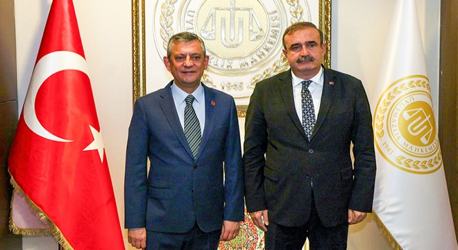 Özgür Özel den, Uyuşmazlık Mahkemesi Başkanı Güleç e ziyaret