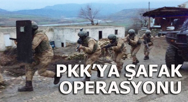 PKK'ya şafak operasyonu: 13 gözaltı