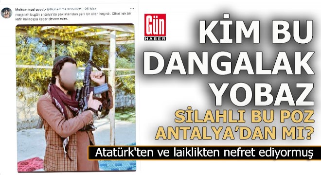 Pakistanlı yobaz; Antalya ya cihat için silah getirdik