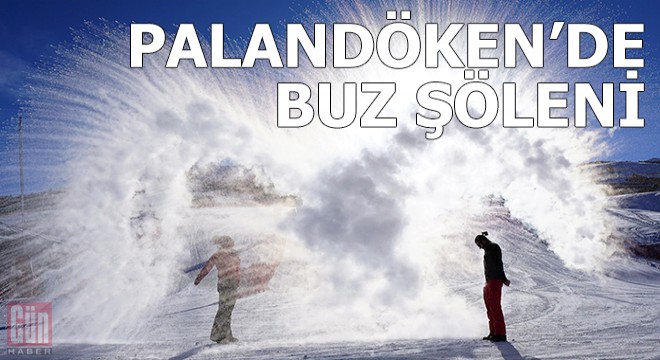 Palandöken'de buz şöleni
