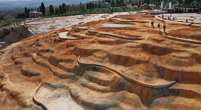 Pamukkale travertenlerinin benzeri 'Altınkale' açılışa hazır