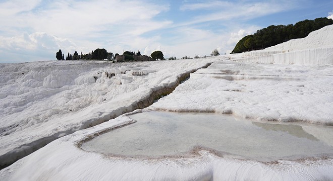 Pamukkale de sessiz bayram