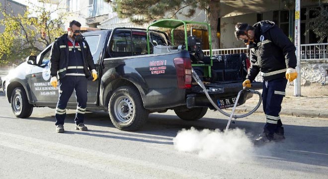 Pamukkale de sivrisinekle mücadele kıştan başladı