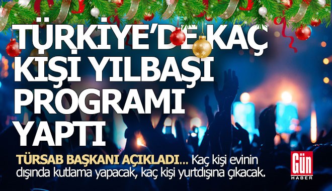 Parası olan yılbaşı programını yaptı