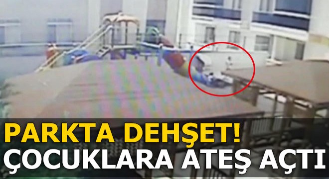 Parkta oynayan çocuklara ateş açtı