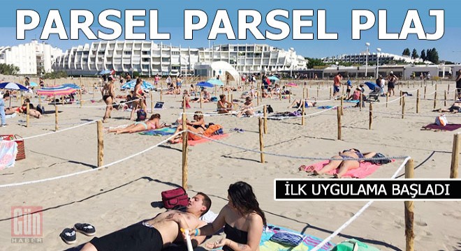 Parsel parsel plajda randevulu tatil