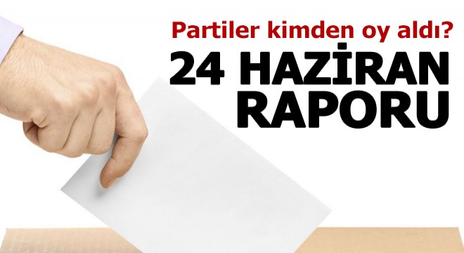 Partiler kimden oy aldı?