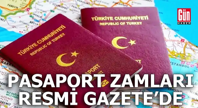 Pasaport zamları Resmi Gazete de