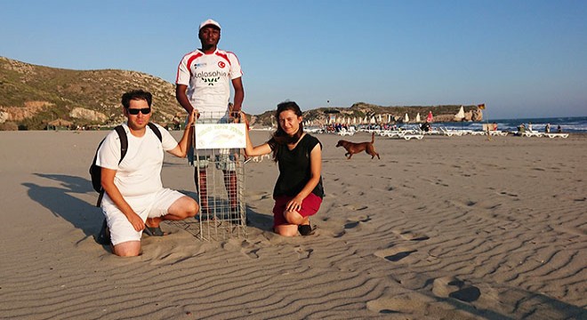 Patara Plajı'nda 201 caretta yuvası korumaya alındı