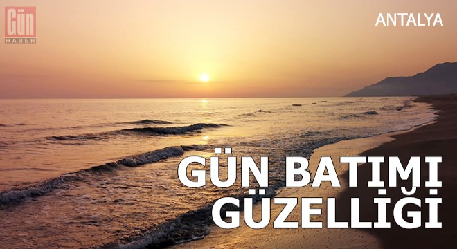 Patara'da gün batımı güzelliği