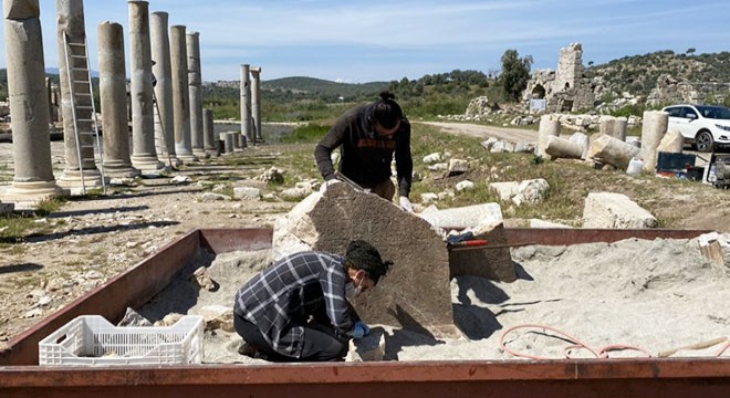Patara'da heyecanlandıran yazıt bulundu