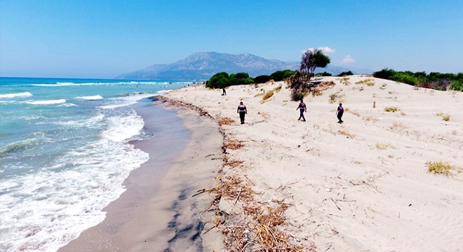 Patara'da jandarmadan sıkı güvenlik