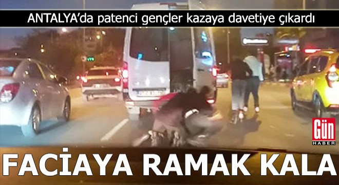Patenci gençlerin tehlikeli yolculuğu kamerada