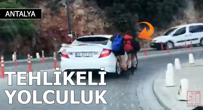 Patenli gençlerin tehlikeli yolculuğu kamerada