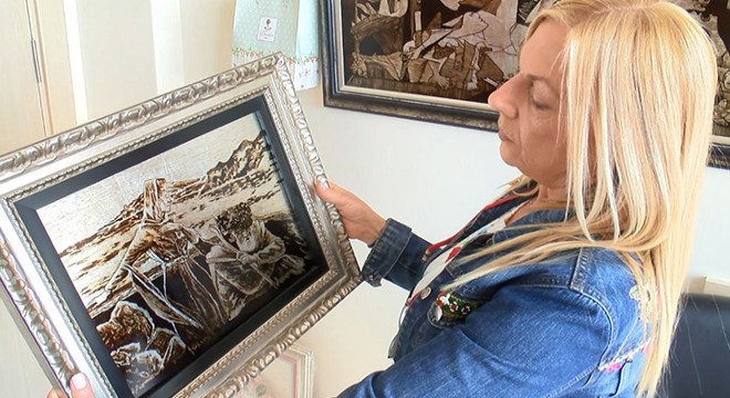 Patentini aldığı 'cam kazıma' sanatını 500 kişiye öğretti