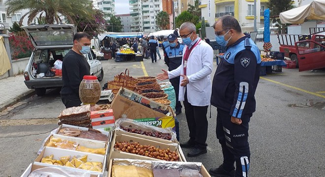 Pazar esnafına hijyen denetimi